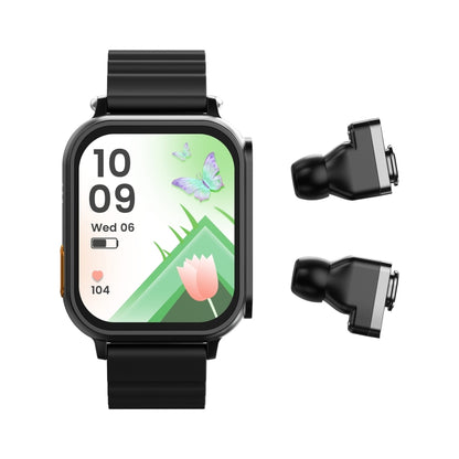 N22 Montre intelligente à écran couleur de 1,96 pouces, prend en charge la surveillance de la fréquence cardiaque / la surveillance de la pression artérielle / la surveillance de l'oxygène sanguin