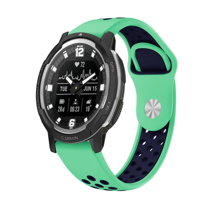 Bracelet de montre en silicone respirant sport 22 mm, For Garmin MARQ Athlete Gen 2, For Garmin Instinct Crossover, For Garmin Instinct Crossover Solar, For Garmin Fenix 7, For Garmin Fenix 7 Solar, For Garmin Fenix 7 Sapphire Solar