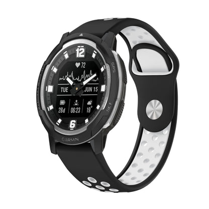 Bracelet de montre en silicone respirant sport 22 mm, For Garmin MARQ Athlete Gen 2, For Garmin Instinct Crossover, For Garmin Instinct Crossover Solar, For Garmin Fenix 7, For Garmin Fenix 7 Solar, For Garmin Fenix 7 Sapphire Solar