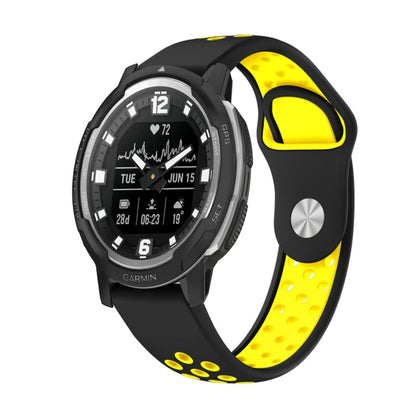Bracelet de montre en silicone respirant sport 22 mm, For Garmin MARQ Athlete Gen 2, For Garmin Instinct Crossover, For Garmin Instinct Crossover Solar, For Garmin Fenix 7, For Garmin Fenix 7 Solar, For Garmin Fenix 7 Sapphire Solar