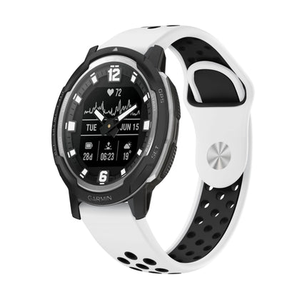 Bracelet de montre en silicone respirant sport 22 mm, For Garmin MARQ Athlete Gen 2, For Garmin Instinct Crossover, For Garmin Instinct Crossover Solar, For Garmin Fenix 7, For Garmin Fenix 7 Solar, For Garmin Fenix 7 Sapphire Solar