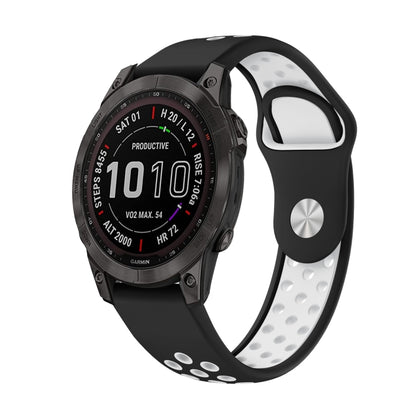 Bracelet de montre en silicone respirant sport 22 mm, For Garmin MARQ Athlete Gen 2, For Garmin Instinct Crossover, For Garmin Instinct Crossover Solar, For Garmin Fenix 7, For Garmin Fenix 7 Solar, For Garmin Fenix 7 Sapphire Solar
