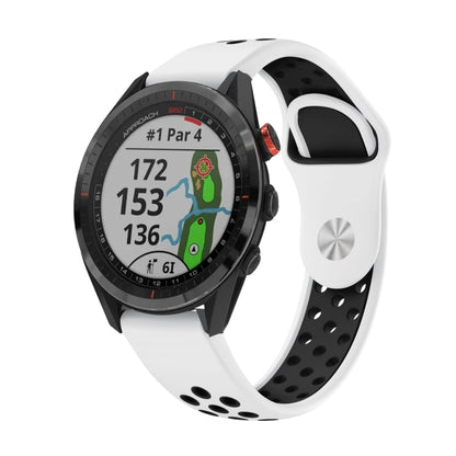 Bracelet de montre en silicone respirant sport 22 mm, For Garmin EPIX Gen 2, For Garmin Approach S62, For Garmin Fenix 6 GPS, For Garmin Fenix 6 Pro GPS, For Garmin Fenix 6 Sapphire GPS, For Garmin Fenix 5