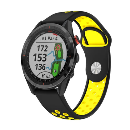 Bracelet de montre en silicone respirant sport 22 mm, For Garmin EPIX Gen 2, For Garmin Approach S62, For Garmin Fenix 6 GPS, For Garmin Fenix 6 Pro GPS, For Garmin Fenix 6 Sapphire GPS, For Garmin Fenix 5