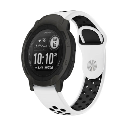 Bracelet de montre en silicone respirant sport 22 mm, For Garmin Forerunner 965, For Garmin Instinct 2, For Garmin Instinct, For Garmin Descent G1