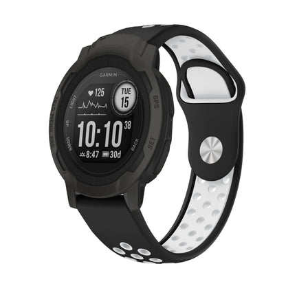 Bracelet de montre en silicone respirant sport 22 mm, For Garmin Forerunner 965, For Garmin Instinct 2, For Garmin Instinct, For Garmin Descent G1