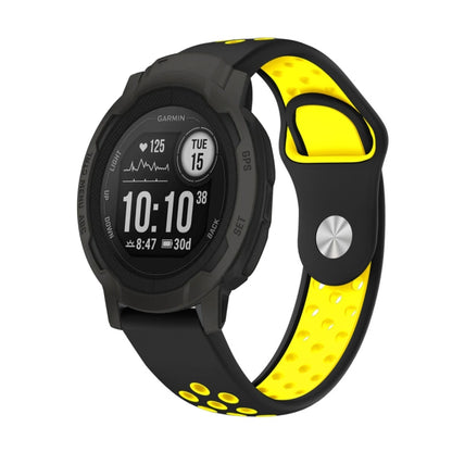 Bracelet de montre en silicone respirant sport 22 mm, For Garmin Forerunner 965, For Garmin Instinct 2, For Garmin Instinct, For Garmin Descent G1