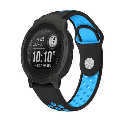 Bracelet de montre en silicone respirant sport 22 mm, For Garmin Forerunner 965, For Garmin Instinct 2, For Garmin Instinct, For Garmin Descent G1