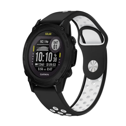 Bracelet de montre en silicone respirant sport 22 mm, For Garmin Forerunner 965, For Garmin Instinct 2, For Garmin Instinct, For Garmin Descent G1