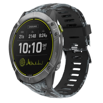 Bracelet de montre en silicone imprimé camouflage 26 mm, For Garmin Instinct 2X Solar, For Garmin D2 Delta PX, For Garmin Tactix 7 Pro, For Garmin Tactix 7, For Garmin Fenix 7X, For Garmin Fenix 7X Solar, For Garmin Tactix Delta, For Garmin Enduro 2   ...