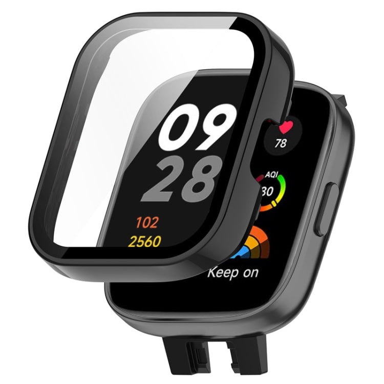 Pour Redmi Watch 3 ENKAY Hat-Prince Cadre PC à couverture complète + boîtier de montre en verre trempé