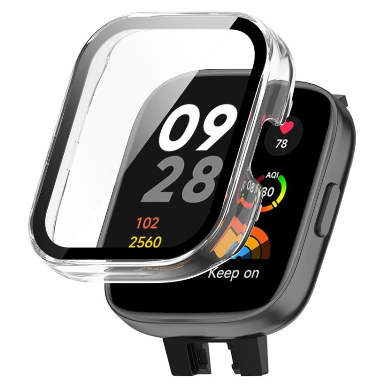 Pour Redmi Watch 3 ENKAY Hat-Prince Cadre PC à couverture complète + boîtier de montre en verre trempé