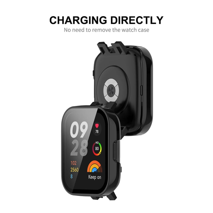 Pour Redmi Watch 3 ENKAY Hat-Prince Cadre PC à couverture complète + boîtier de montre en verre trempé