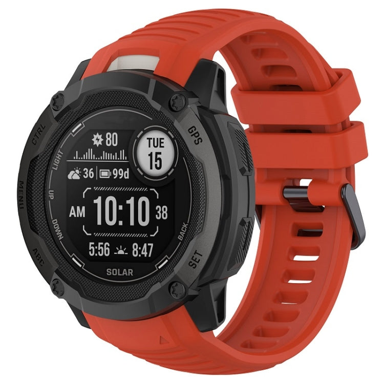 Bracelet de montre de rechange en silicone sport, For Garmin Instinct 2X