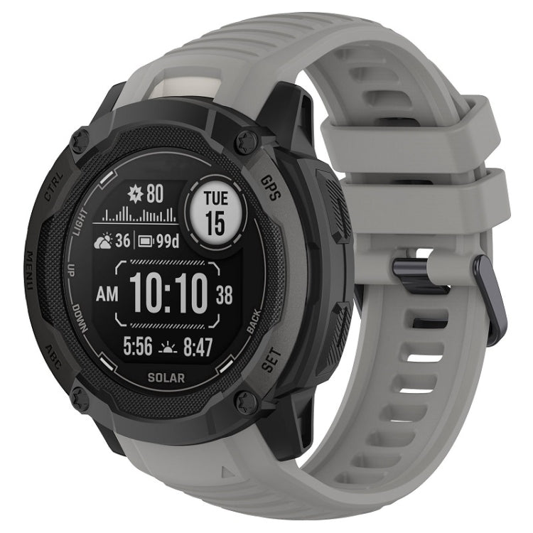 Bracelet de montre de rechange en silicone sport, For Garmin Instinct 2X