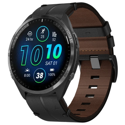 Bracelet de montre texturé en cuir de 22 mm, For Garmin Fenix E 47mm, For Garmin Fenix 8 MIP 47mm, For Garmin Fenix 8 AMOLED 47mm, For Garmin Fenix 7 Pro 47mm, For Garmin Epix Pro 47mm, For Garmin MARQ Athlete Gen 2, For Garmin MARQ Commander          ...