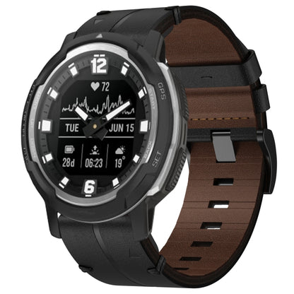 Bracelet de montre texturé en cuir de 22 mm, For Garmin Fenix E 47mm, For Garmin Fenix 8 MIP 47mm, For Garmin Fenix 8 AMOLED 47mm, For Garmin Fenix 7 Pro 47mm, For Garmin Epix Pro 47mm, For Garmin MARQ Athlete Gen 2, For Garmin MARQ Commander          ...