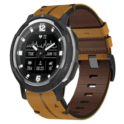 Bracelet de montre texturé en cuir de 22 mm, For Garmin Fenix E 47mm, For Garmin Fenix 8 MIP 47mm, For Garmin Fenix 8 AMOLED 47mm, For Garmin Fenix 7 Pro 47mm, For Garmin Epix Pro 47mm, For Garmin MARQ Athlete Gen 2, For Garmin MARQ Commander          ...
