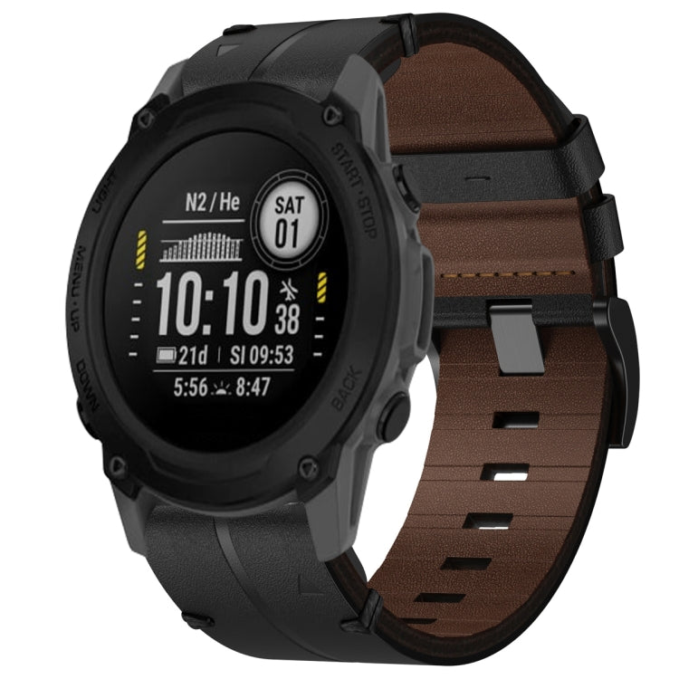 Bracelet de montre texturé en cuir de 22 mm, For Garmin Fenix E 47mm, For Garmin Fenix 8 MIP 47mm, For Garmin Fenix 8 AMOLED 47mm, For Garmin Fenix 7 Pro 47mm, For Garmin Epix Pro 47mm, For Garmin MARQ Athlete Gen 2, For Garmin MARQ Commander          ...
