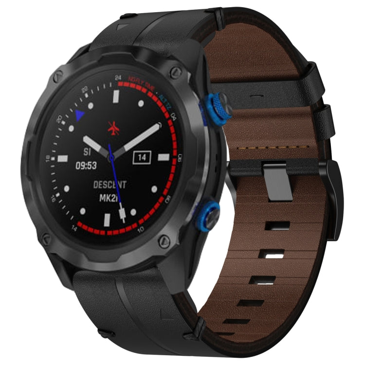 Bracelet de montre texturé en cuir de 22 mm, For Garmin Fenix E 47mm, For Garmin Fenix 8 MIP 47mm, For Garmin Fenix 8 AMOLED 47mm, For Garmin Fenix 7 Pro 47mm, For Garmin Epix Pro 47mm, For Garmin MARQ Athlete Gen 2, For Garmin MARQ Commander          ...