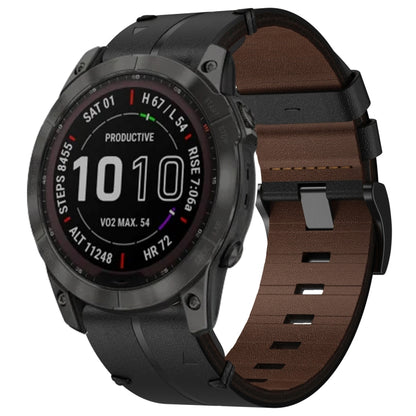 Bracelet de montre texturé en cuir de 22 mm, For Garmin Fenix E 47mm, For Garmin Fenix 8 MIP 47mm, For Garmin Fenix 8 AMOLED 47mm, For Garmin Fenix 7 Pro 47mm, For Garmin Epix Pro 47mm, For Garmin MARQ Athlete Gen 2, For Garmin MARQ Commander          ...