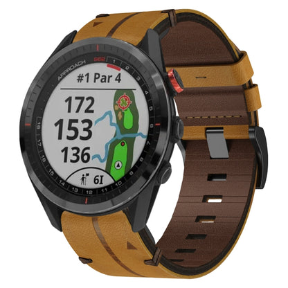 Bracelet de montre texturé en cuir de 22 mm, For Garmin Fenix E 47mm, For Garmin Fenix 8 MIP 47mm, For Garmin Fenix 8 AMOLED 47mm, For Garmin Fenix 7 Pro 47mm, For Garmin Epix Pro 47mm, For Garmin MARQ Athlete Gen 2, For Garmin MARQ Commander          ...