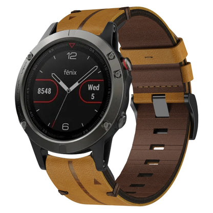 Bracelet de montre texturé en cuir de 22 mm, For Garmin Fenix E 47mm, For Garmin Fenix 8 MIP 47mm, For Garmin Fenix 8 AMOLED 47mm, For Garmin Fenix 7 Pro 47mm, For Garmin Epix Pro 47mm, For Garmin MARQ Athlete Gen 2, For Garmin MARQ Commander          ...