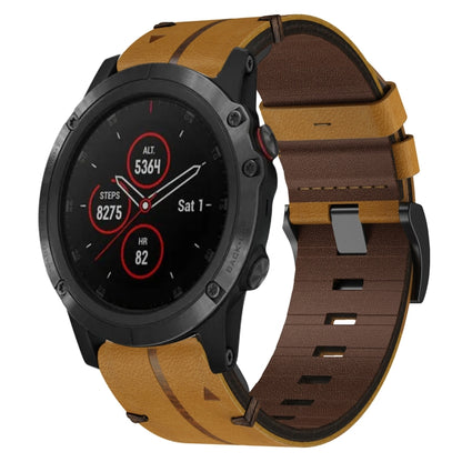 Bracelet de montre texturé en cuir de 22 mm, For Garmin Fenix E 47mm, For Garmin Fenix 8 MIP 47mm, For Garmin Fenix 8 AMOLED 47mm, For Garmin Fenix 7 Pro 47mm, For Garmin Epix Pro 47mm, For Garmin MARQ Athlete Gen 2, For Garmin MARQ Commander          ...