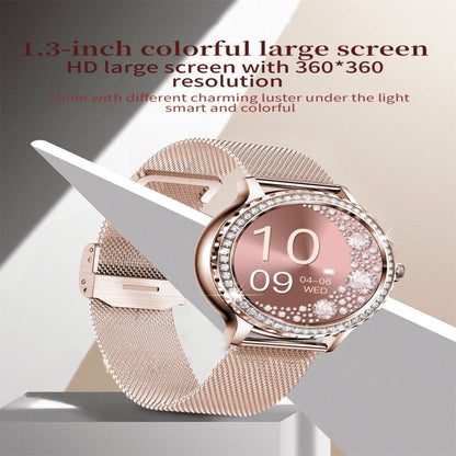 NX19 1.3 pouces IP68 montre intelligente à écran couleur étanche, prise en charge de la fréquence cardiaque/pression artérielle/surveillance de l'oxygène sanguin