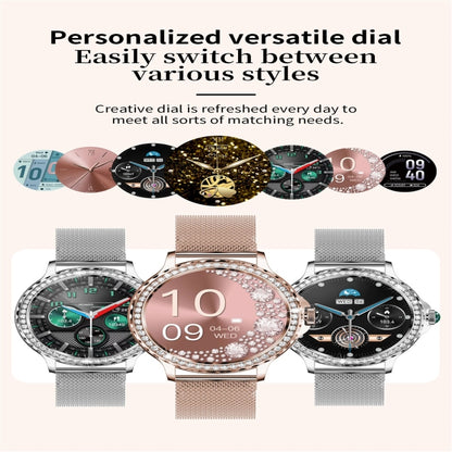 NX19 1.3 pouces IP68 montre intelligente à écran couleur étanche, prise en charge de la fréquence cardiaque/pression artérielle/surveillance de l'oxygène sanguin