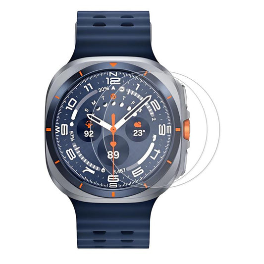2pcs ENKAY 0.2mm 9H Film de protection d'écran en verre trempé, For Galaxy Watch Ultra2 2026 / 2025 / 1 2024, For Galaxy Watch9 / 8 44mm, For Galaxy Watch9 / 8 40mm, For Galaxy Watch6 Classic / Ultra 47mm, For Galaxy Watch6 / Watch7 44mm