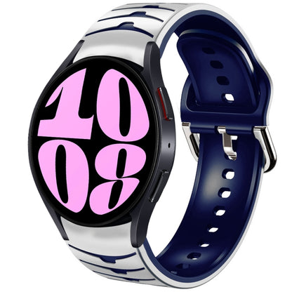 Bracelet de montre en silicone à texture incurvée, For Samsung Galaxy Watch 6 Classic 47mm, For Samsung Galaxy Watch 6 44mm, For Samsung Galaxy Watch 6 40mm, For Samsung Galaxy Watch 6 Classic 43mm