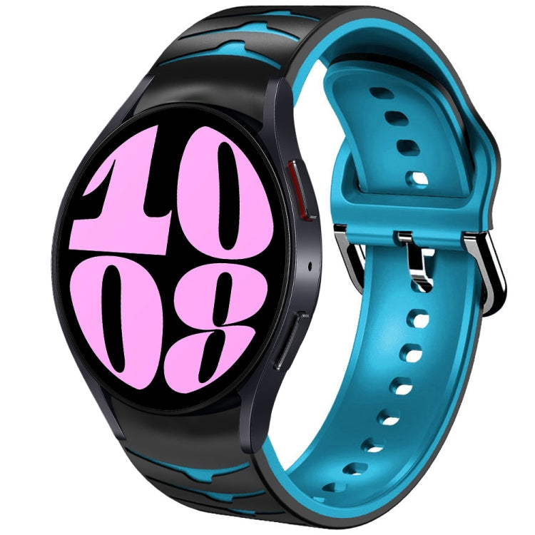 Bracelet de montre en silicone à texture incurvée, For Samsung Galaxy Watch 6 Classic 47mm, For Samsung Galaxy Watch 6 44mm, For Samsung Galaxy Watch 6 40mm, For Samsung Galaxy Watch 6 Classic 43mm