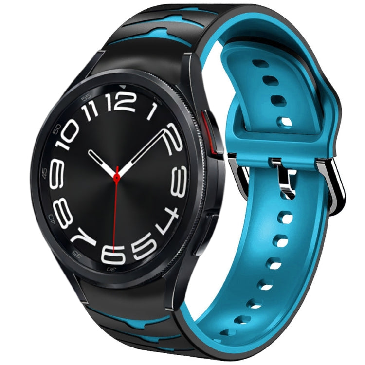 Bracelet de montre en silicone à texture incurvée, For Samsung Galaxy Watch 6 Classic 47mm, For Samsung Galaxy Watch 6 44mm, For Samsung Galaxy Watch 6 40mm, For Samsung Galaxy Watch 6 Classic 43mm