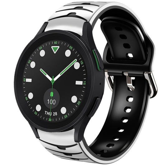 Bracelet de montre en silicone à texture incurvée, For Samsung Galaxy watch 5 Pro Golf Edition, For Samsung Galaxy watch 5 Golf Edition