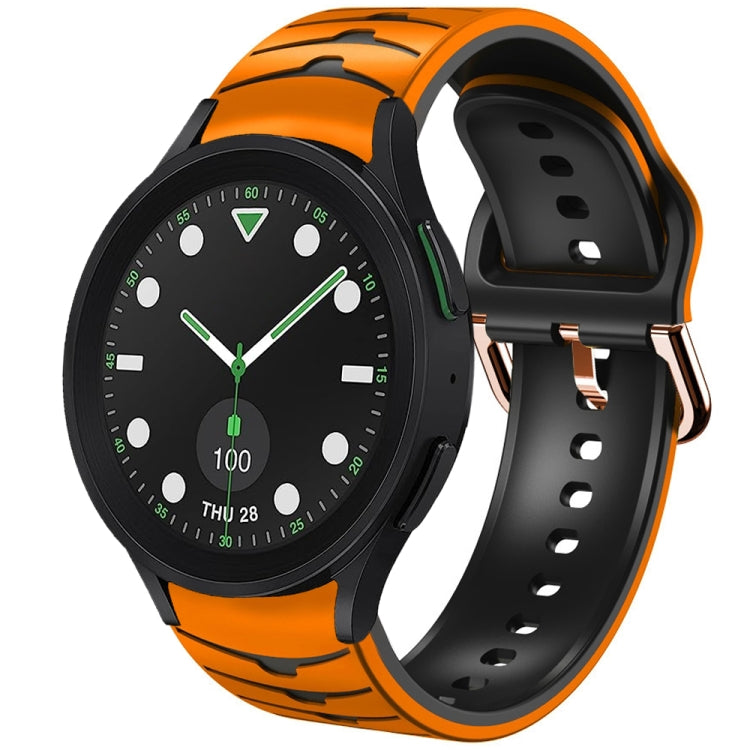 Bracelet de montre en silicone à texture incurvée, For Samsung Galaxy watch 5 Pro Golf Edition, For Samsung Galaxy watch 5 Golf Edition