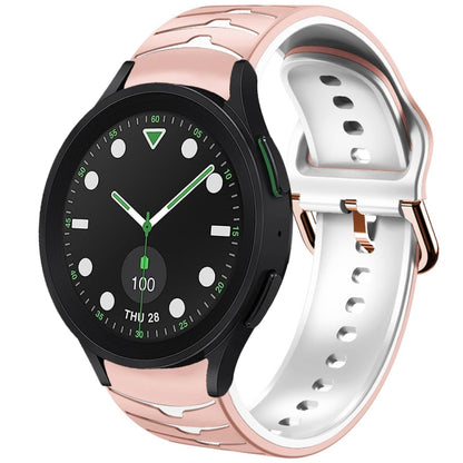 Bracelet de montre en silicone à texture incurvée, For Samsung Galaxy watch 5 Pro Golf Edition, For Samsung Galaxy watch 5 Golf Edition
