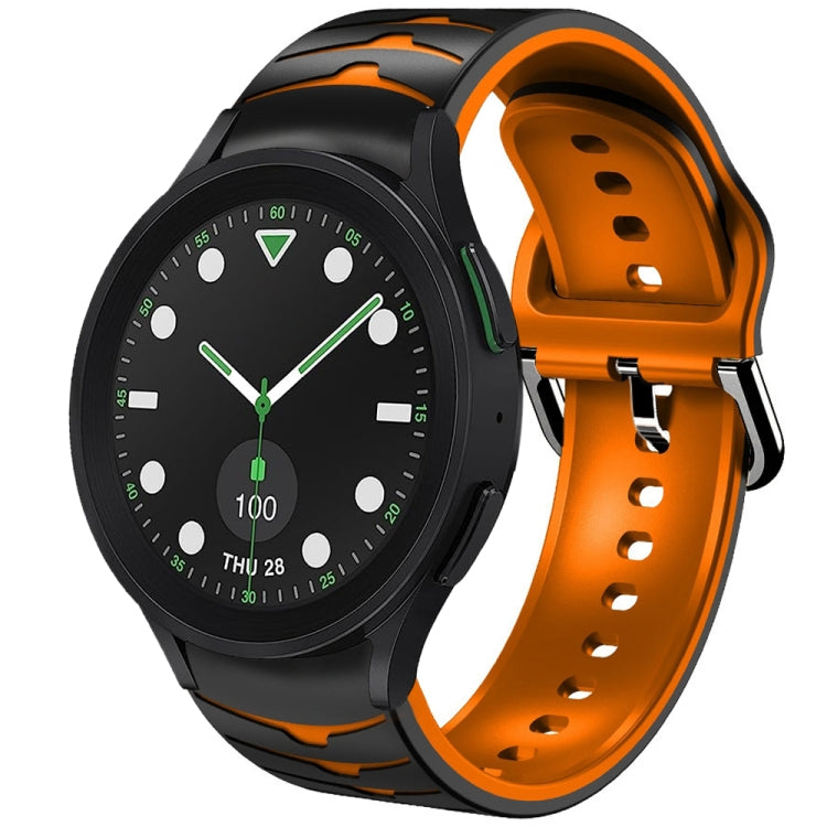 Bracelet de montre en silicone à texture incurvée, For Samsung Galaxy watch 5 Pro Golf Edition, For Samsung Galaxy watch 5 Golf Edition