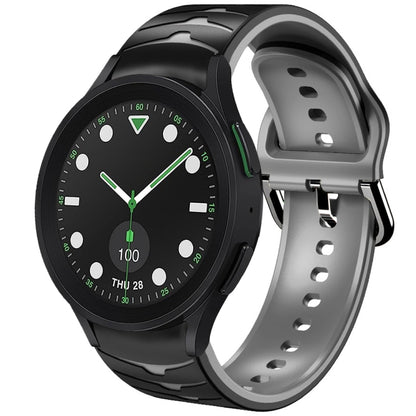 Bracelet de montre en silicone à texture incurvée, For Samsung Galaxy watch 5 Pro Golf Edition, For Samsung Galaxy watch 5 Golf Edition