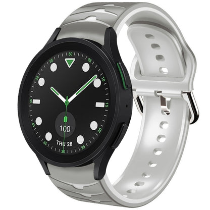 Bracelet de montre en silicone à texture incurvée, For Samsung Galaxy watch 5 Pro Golf Edition, For Samsung Galaxy watch 5 Golf Edition