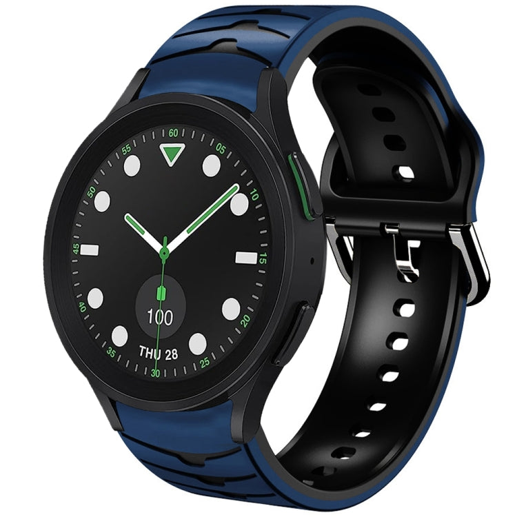 Bracelet de montre en silicone à texture incurvée, For Samsung Galaxy watch 5 Pro Golf Edition, For Samsung Galaxy watch 5 Golf Edition
