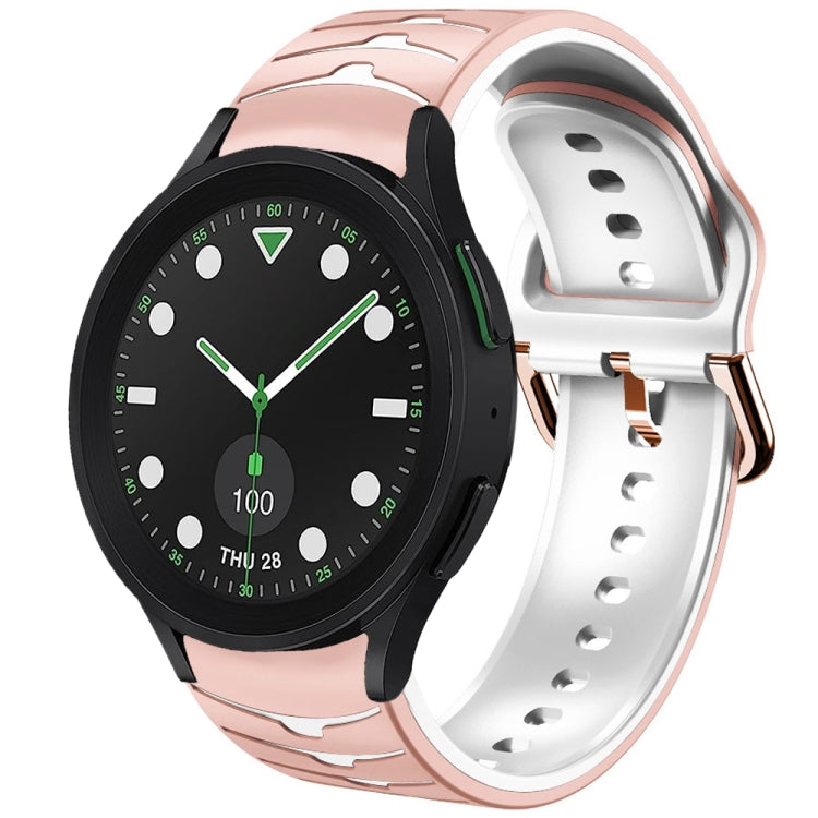 Bracelet de montre en silicone à texture incurvée, For Samsung Galaxy watch 5 Pro Golf Edition, For Samsung Galaxy watch 5 Golf Edition