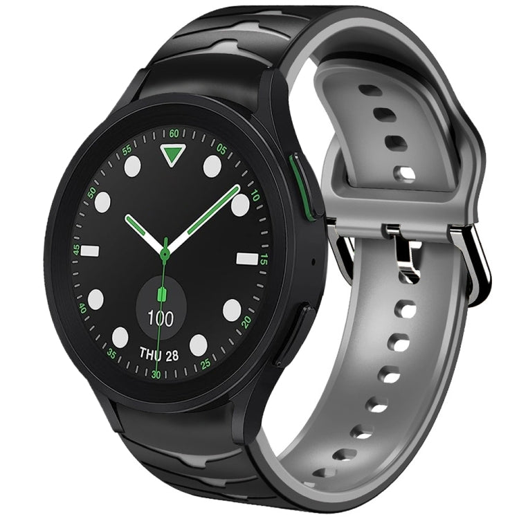 Bracelet de montre en silicone à texture incurvée, For Samsung Galaxy watch 5 Pro Golf Edition, For Samsung Galaxy watch 5 Golf Edition