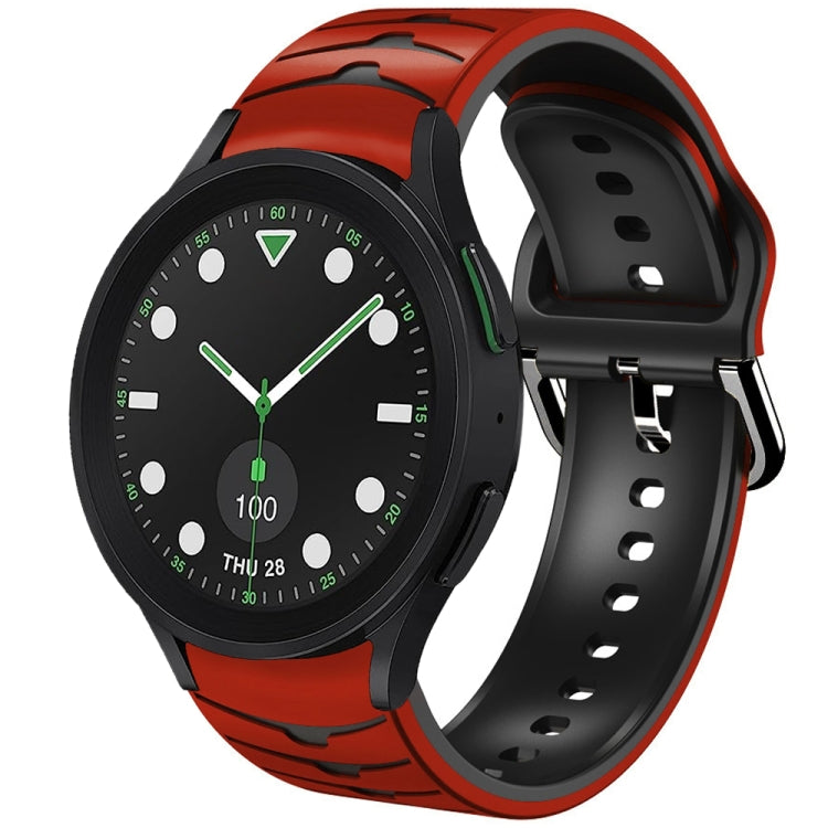 Bracelet de montre en silicone à texture incurvée, For Samsung Galaxy watch 5 Pro Golf Edition, For Samsung Galaxy watch 5 Golf Edition