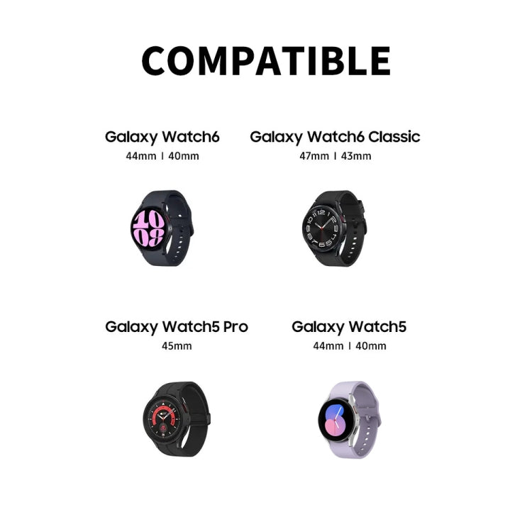 Pour Samsung Galaxy Watch6 / Watch6 Classic / Watch5 / Watch5 Pro JUNSUNMAY Support de chargeur en silicone Base antidérapante