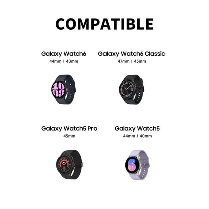 Pour Samsung Galaxy Watch6 / Watch6 Classic / Watch5 / Watch5 Pro JUNSUNMAY Support de chargeur en silicone Base antidérapante