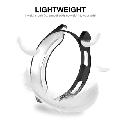 Coque ENKAY Hat-Prince en TPU souple galvanisé + protecteur d'écran en verre 9H de 0,2 mm, For Samsung Galaxy Watch6 Classic 47mm, For Samsung Galaxy Watch6 Classic 43mm