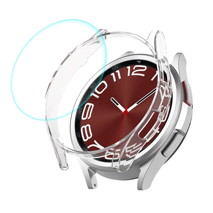 ENKAY Hat-Prince Boîtier PC rigide galvanisé + protecteur d'écran en verre 0,2 mm 9H, For Samsung Galaxy Watch6 Classic 47mm, For Samsung Galaxy Watch6 44mm, For Samsung Galaxy Watch6 40mm, For Samsung Galaxy Watch6 Classic 43mm