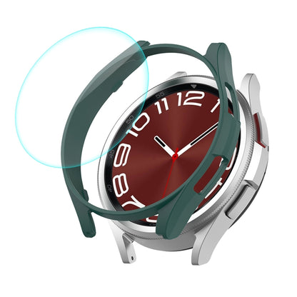 ENKAY Hat-Prince Boîtier PC rigide galvanisé + protecteur d'écran en verre 0,2 mm 9H, For Samsung Galaxy Watch6 Classic 47mm, For Samsung Galaxy Watch6 44mm, For Samsung Galaxy Watch6 40mm, For Samsung Galaxy Watch6 Classic 43mm