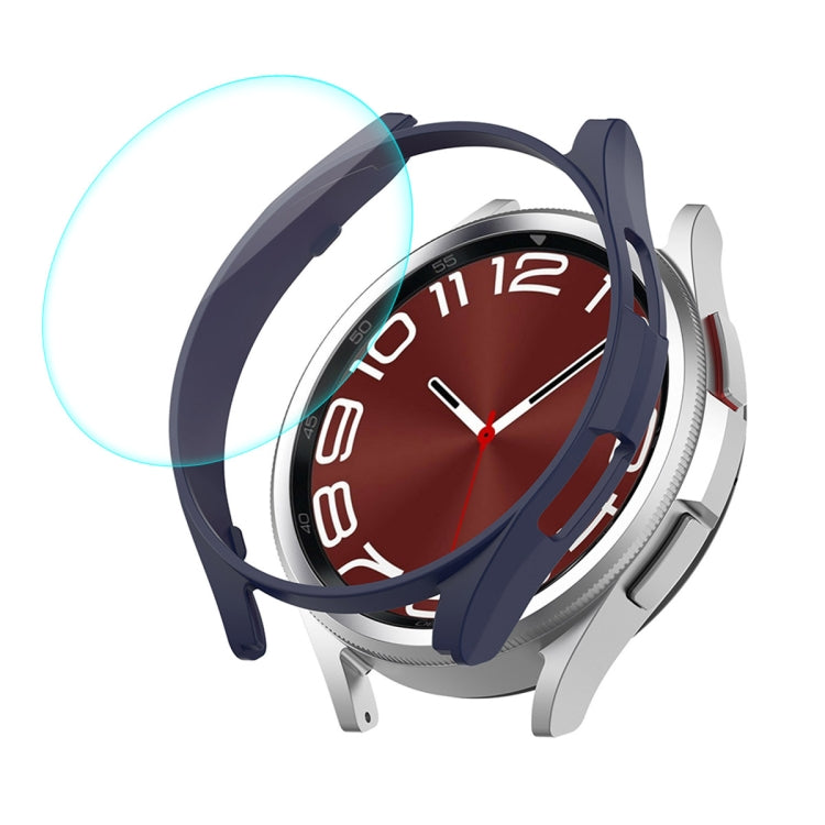 ENKAY Hat-Prince Boîtier PC rigide galvanisé + protecteur d'écran en verre 0,2 mm 9H, For Samsung Galaxy Watch6 Classic 47mm, For Samsung Galaxy Watch6 44mm, For Samsung Galaxy Watch6 40mm, For Samsung Galaxy Watch6 Classic 43mm